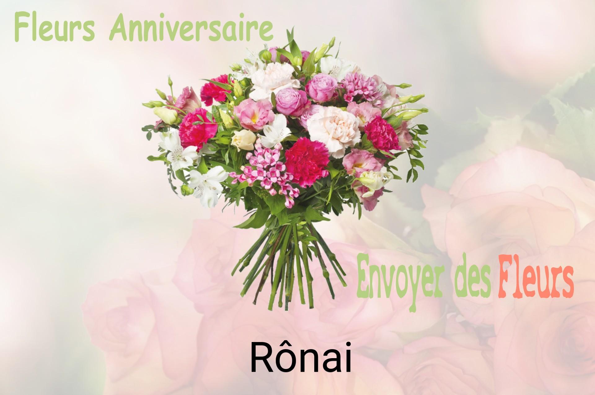 Bouquet de fleurs d’anniversaire livré à Rônai