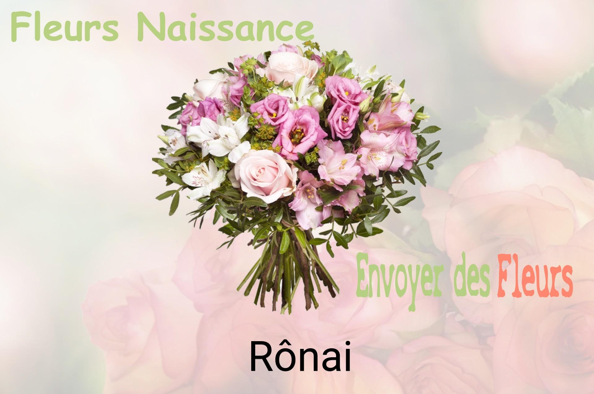 Bouquet de fleurs de naissance livré à Rônai